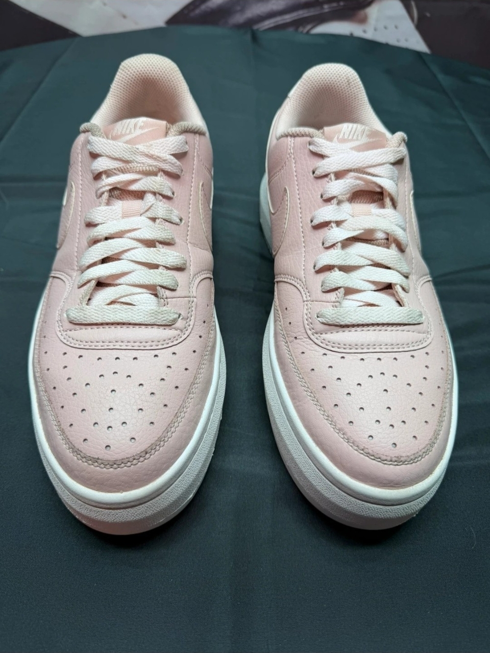 Nike Court Vision Pink Platform - Picture 7 of 10